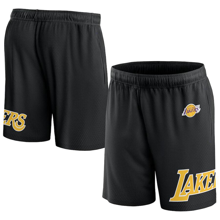 Men's Los Angeles Lakers Royal Free Throw Mesh Shorts